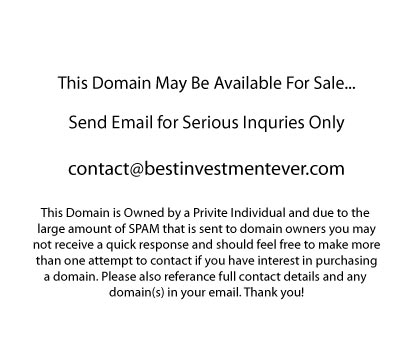 This Domain may be available for sale, enable images to view email address.